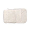Pads with white loop yarn